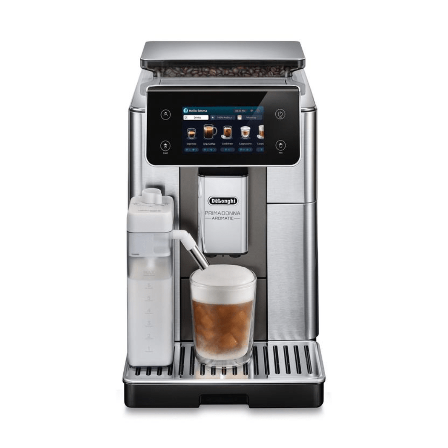 Delonghi PrimaDonna Aromatic Automatic Espresso Machine #ECAM63075TM – view 1