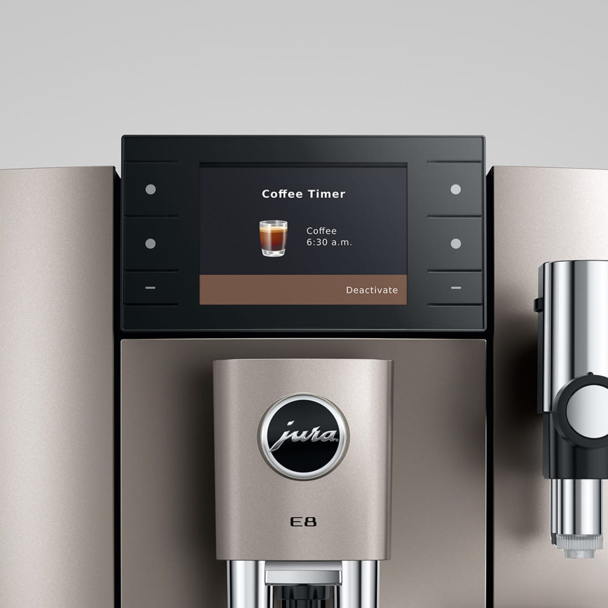 Jura E8 Automatic Espresso Machine, Midnight Silver #15722 (2026) – view 6