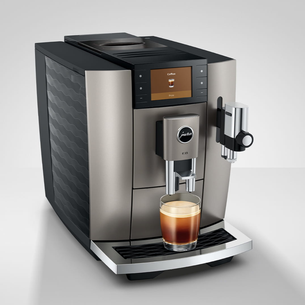 Jura E8 Automatic Espresso Machine, Midnight Silver #15722 (2026) – view 3