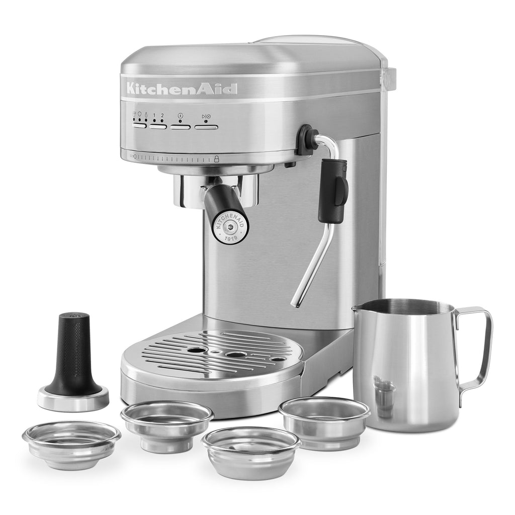 KitchenAid Semi-Automatic Espresso Machine - Brushed Stainless Steel – view 2