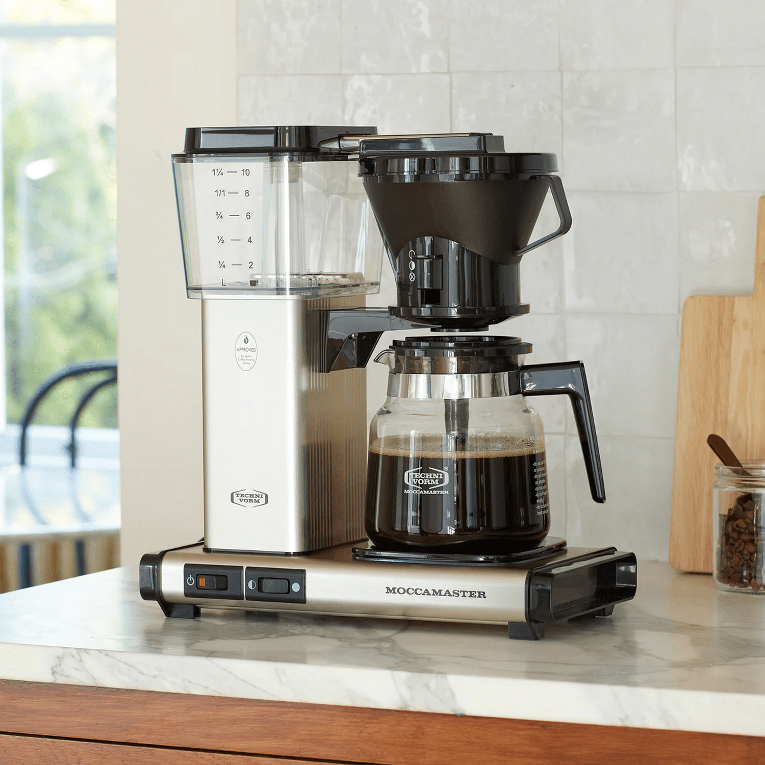 Technivorm Moccamaster KB Coffee Maker, Brushed Silver #59691 – view 2